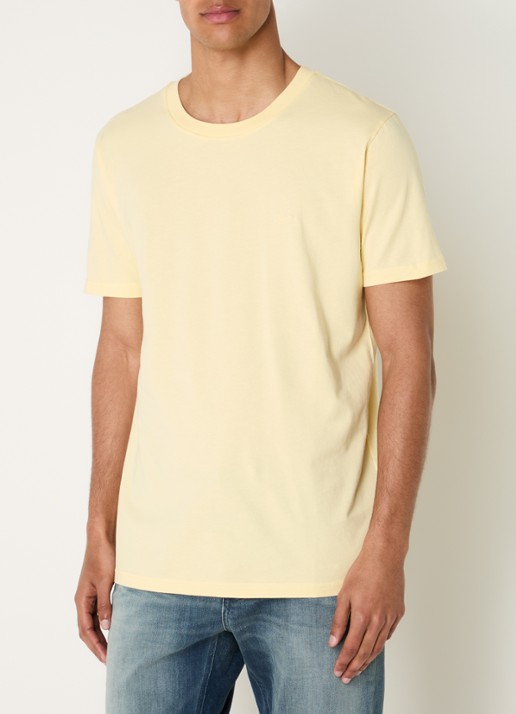 Denham T-shirt met logoborduring