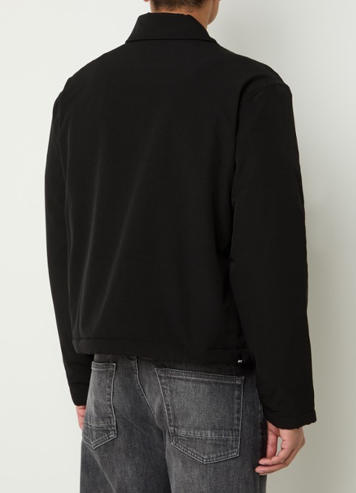 Denham Uni cropped jack met ritszakken - achterkant 3 zwart