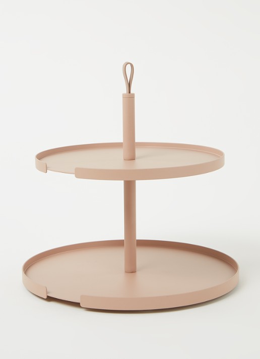 DesignBite Big Hug etagère 28,5 cm - voorkant 2 zalmroze
