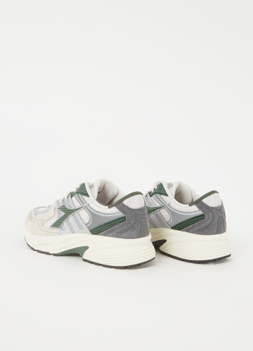 Diadora Mythos Star sneaker met suède details - achterkant 5 lichtgrijs