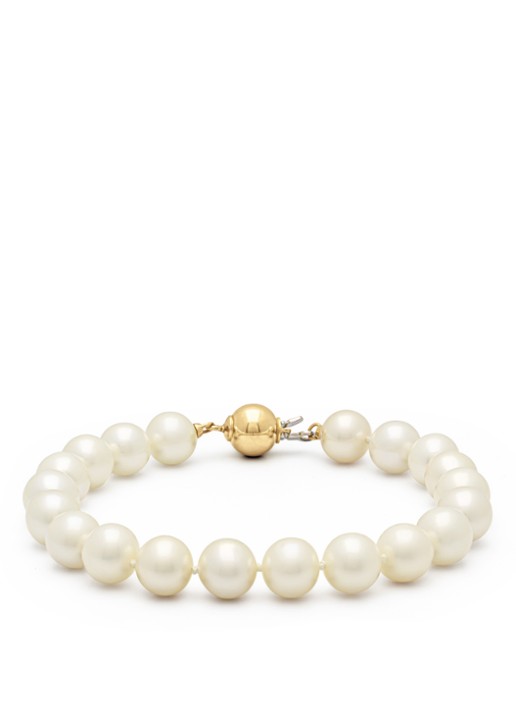 Diamond Point Geelgouden armband Rivièra