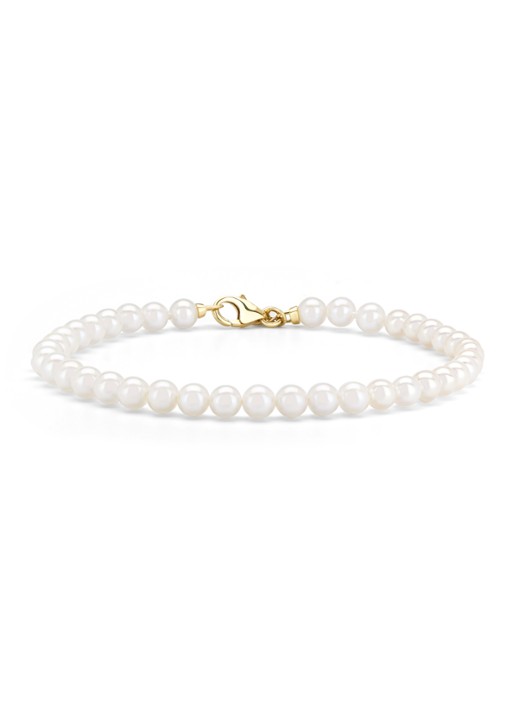 Diamond Point Geelgouden armband Rivièra