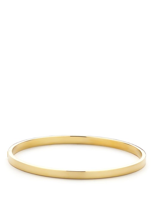 Diamond Point Geelgouden bangle (M)