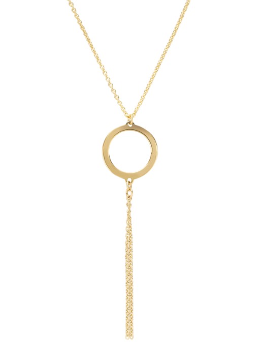 Diamond Point Geelgouden collier Marigold