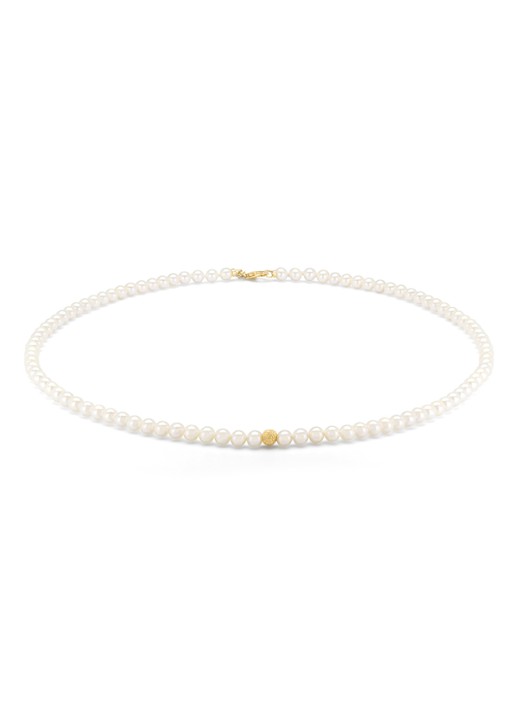 Diamond Point Geelgouden collier Rivièra