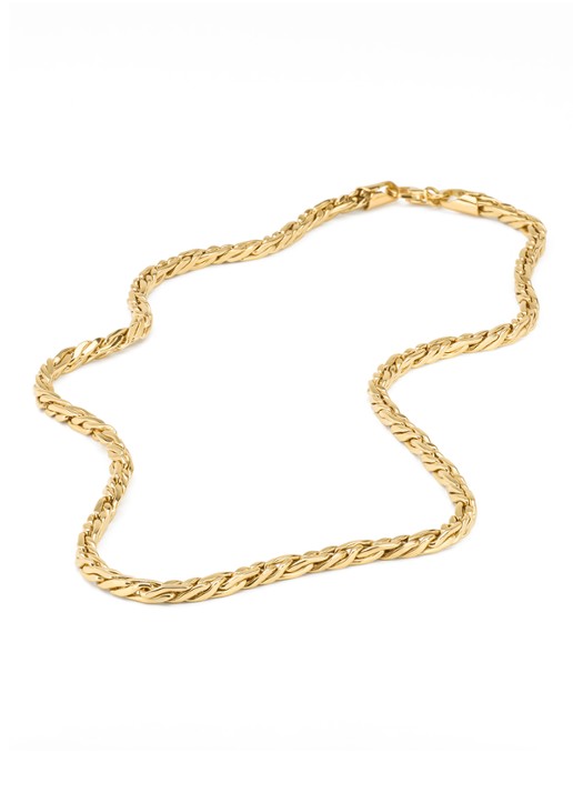 Diamond Point Geelgouden collier Timeless Treasures 45 cm - detail 3 geelgoud