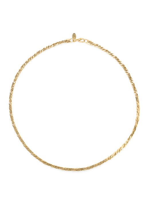 Diamond Point Geelgouden collier Timeless Treasures 45 cm - detail 4 geelgoud