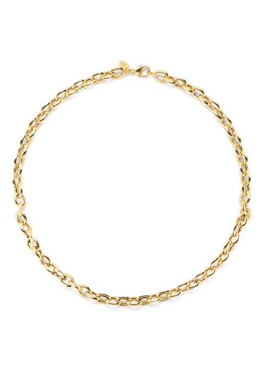 Diamond Point Geelgouden collier Timeless Treasures 45 cm - detail 4 geelgoud