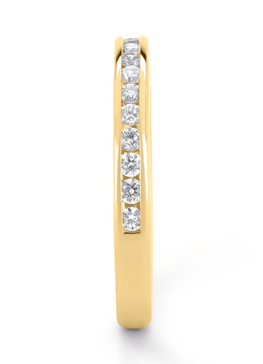 Diamond Point Geelgouden ring, 0.33 ct diamant, Perfect Match - detail 2 geelgoud