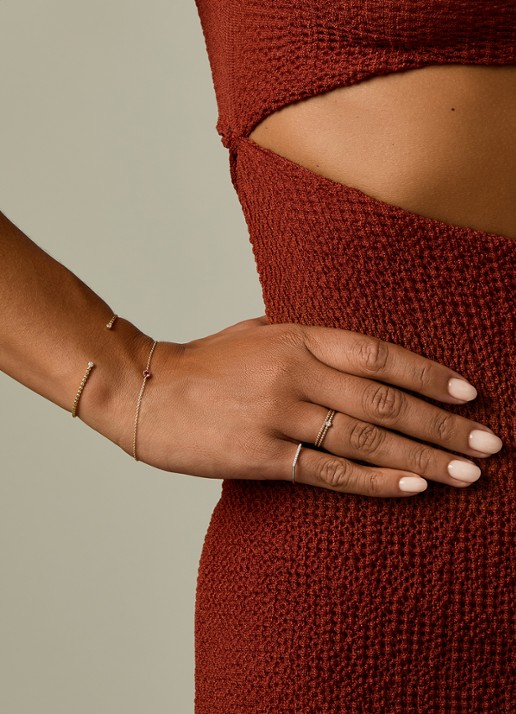 Diamond Point Geelgouden ring Joy - detail 4 geelgoud