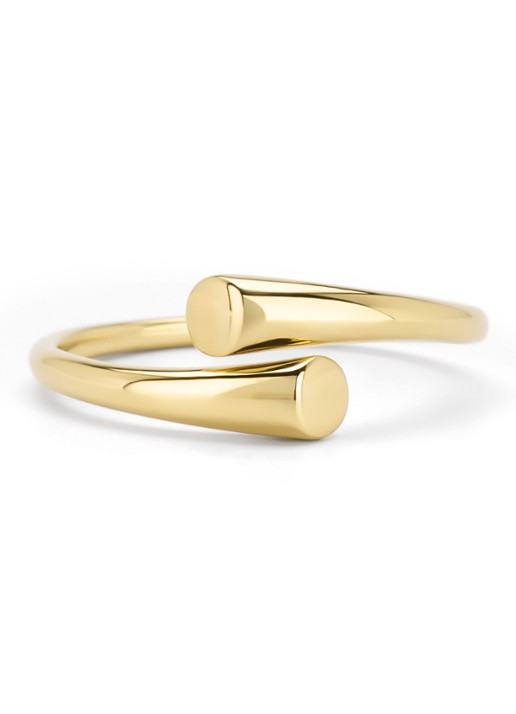Diamond Point Geelgouden ring Starlight - achterkant 3 geelgoud