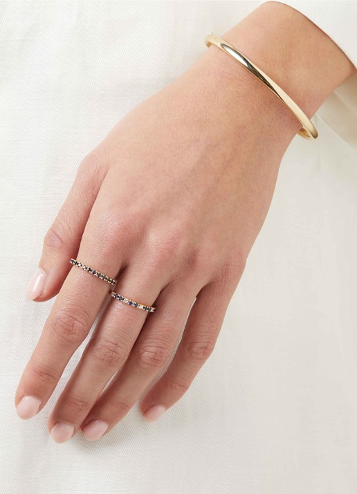 Diamond Point Gouden armband Timeless Treasures - voorkant 2 geelgoud