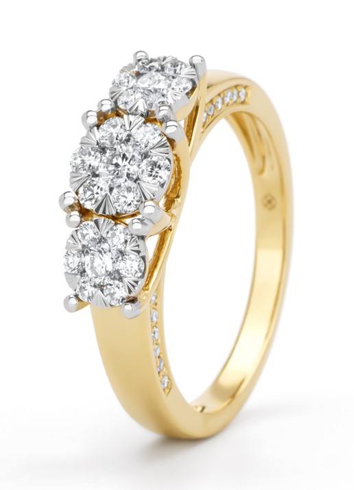 Diamond Point Gouden ring, 0.58 ct diamant, Enchanted