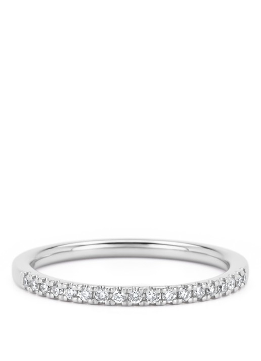 Diamond Point Witgouden ring, 0.14 ct diamant, Perfect Match - detail 4 witgoud
