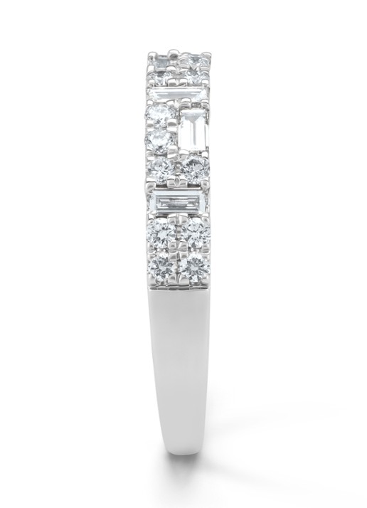 Diamond Point Witgouden ring, 0.57 ct diamant, Gallery - detail 2 witgoud