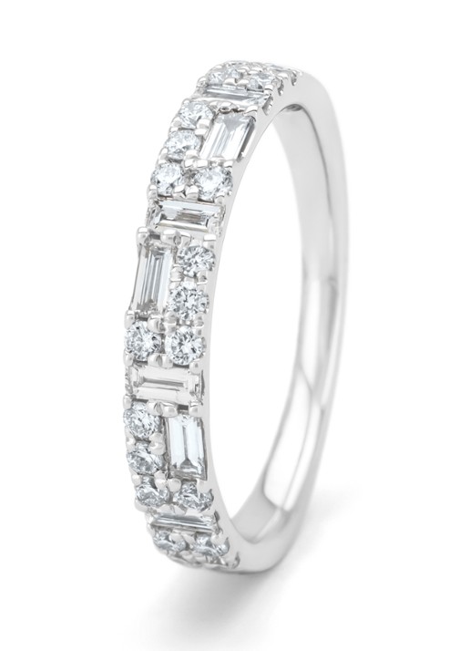 Diamond Point Witgouden ring, 0.57 ct diamant, Gallery - detail 3 witgoud