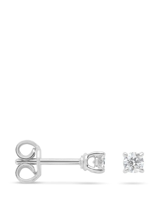 Diamond Point Witgouden solitair groeibriljant oorstekers, 0.24 ct. 0.24 ct diamant Groeibriljant