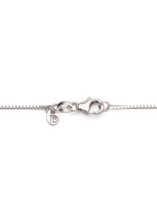 Diamond Point Witgouden venetiaans collier Timeless Treasures (40cm) - detail 3 witgoud