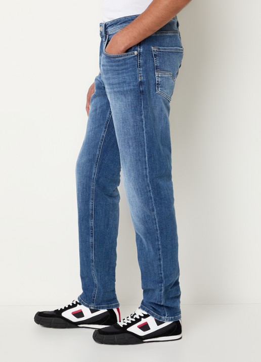 Diesel 1986 Larkee-Beex straight leg jeans met lichte wassing  - detail 2 indigo