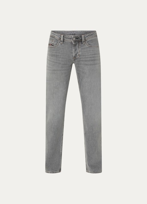 Diesel 1986 Larkee tapered fit jeans met gekleurde wassing - voorkant 2 grijs