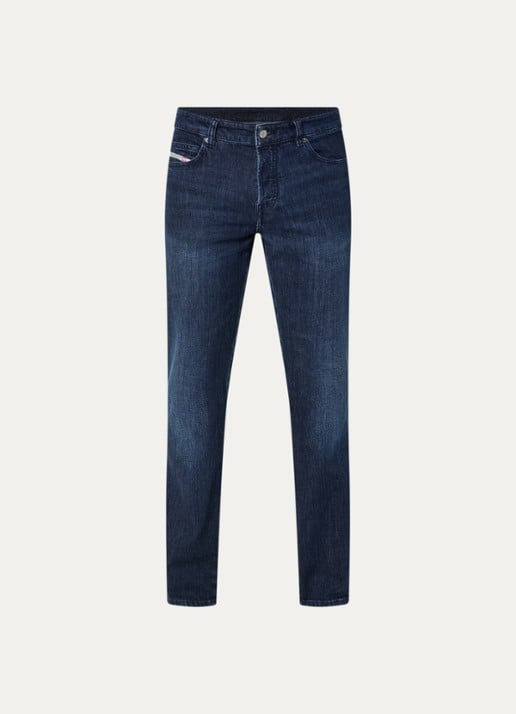 Diesel 1993 D-Vyl slim fit jeans met donkere wassing - voorkant 4 indigo