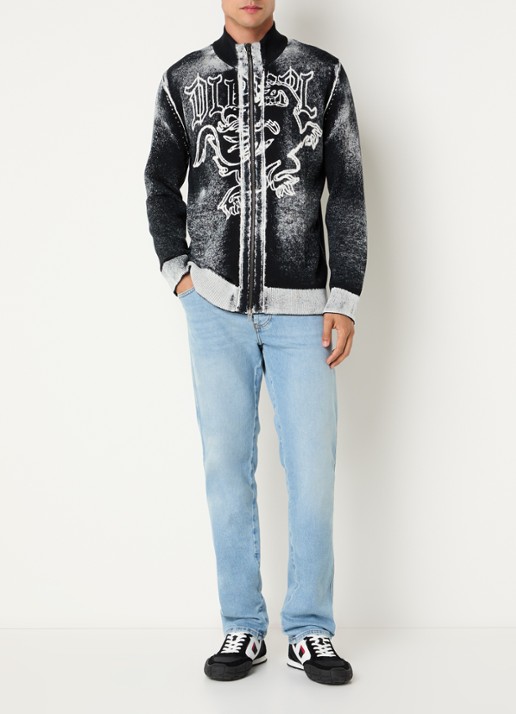 Diesel 1993 D-VYL slim fit jeans met medium wassing - voorkant 3 indigo