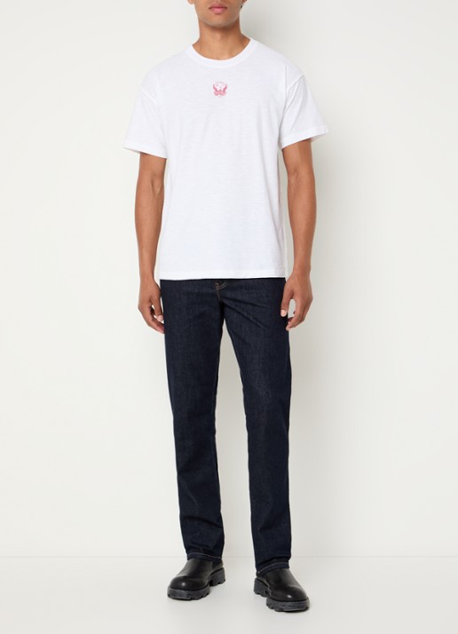 Diesel 1993 D-Vyl straight leg jeans met donkere wassing - voorkant 2 indigo