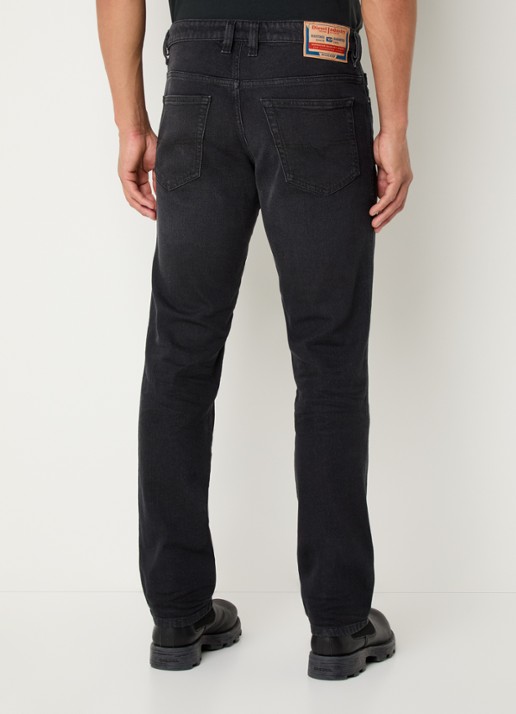 Diesel 1993 D-Vyl straight leg jeans met gekleurde wassing - achterkant 5 zwart