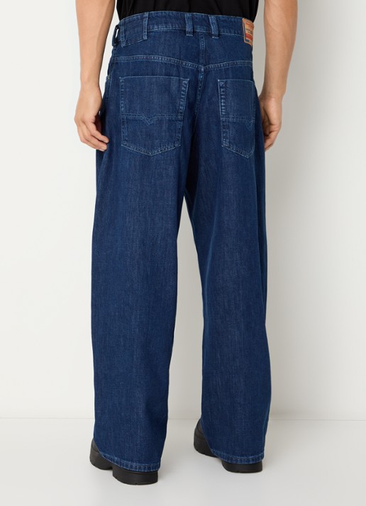 Diesel 1997 wide leg jeans met donkere wassing - achterkant 3 indigo