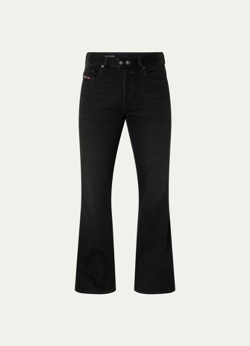 Diesel 1998 D-Buck bootcut jeans met gekleurde wassing - voorkant 3 zwart