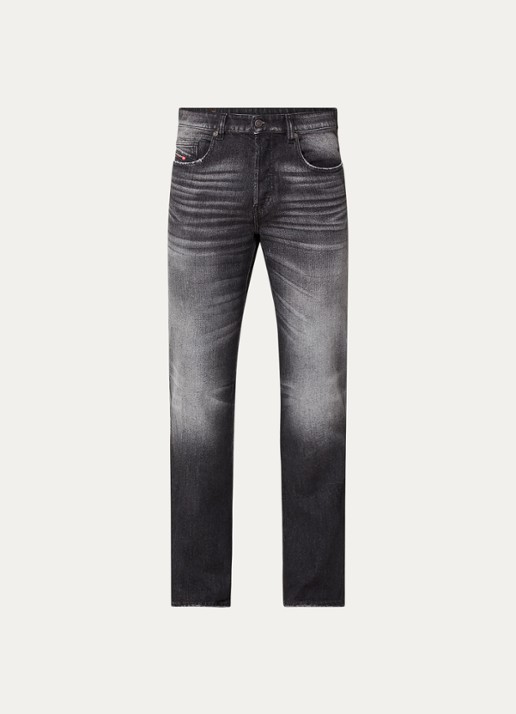Diesel 1998 D-Buck slim fit jeans met gekleurde wassing - voorkant 3 antraciet