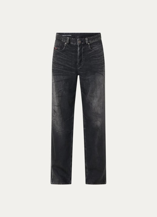 Diesel 2001 D-marco loose fit jeans met gekleurde wassing - voorkant 2 indigo