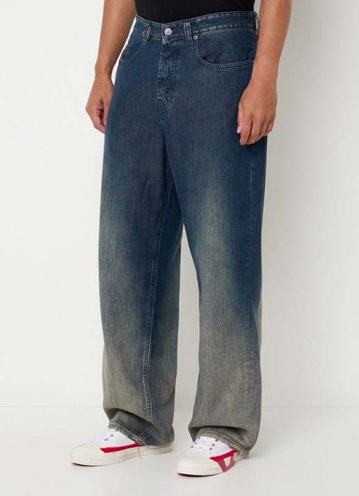 Diesel 2001 D-marco wide leg jeans met steekzakken