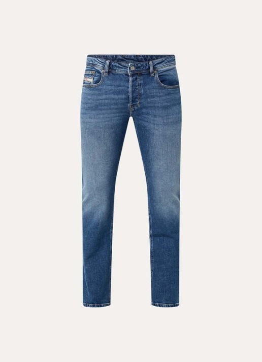 Diesel 2007 Zatiny straight leg jeans met medium wassing - voorkant 3 indigo
