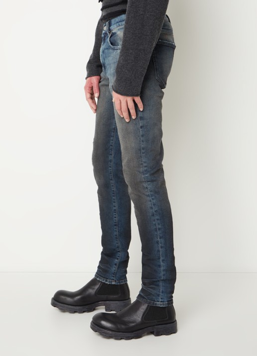 Diesel 2019 D-Strukt skinny jeans met donkere wassing - detail 5 indigo