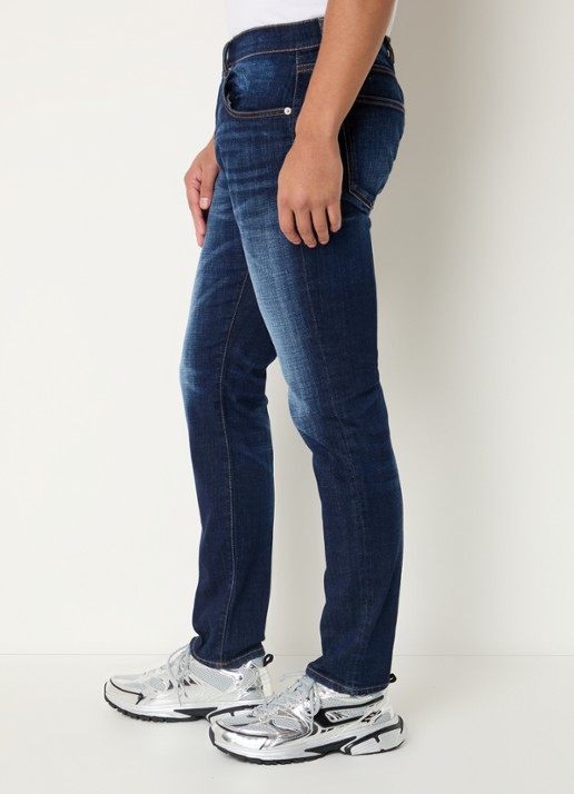 Diesel 2019 D-strukt slim fit jeans met donkere wassing - detail 2 indigo