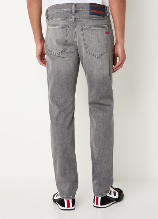 Diesel 2019 D-strukt slim fit jeans met gekleurde wassing - achterkant 3 antraciet