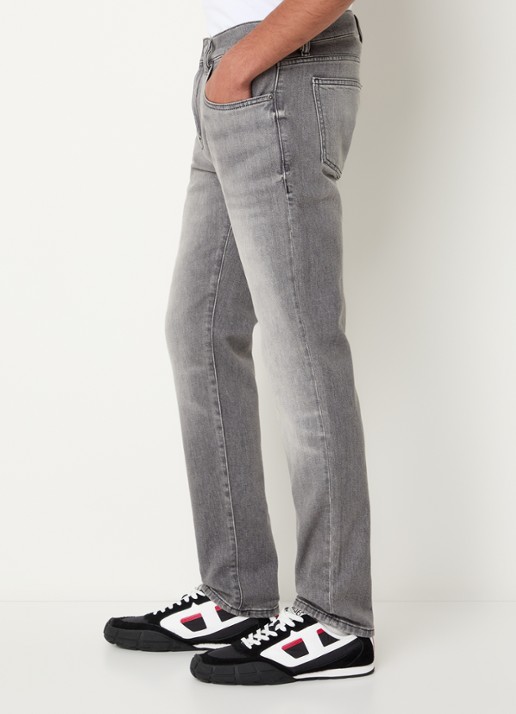 Diesel 2019 D-strukt slim fit jeans met gekleurde wassing - detail 5 antraciet