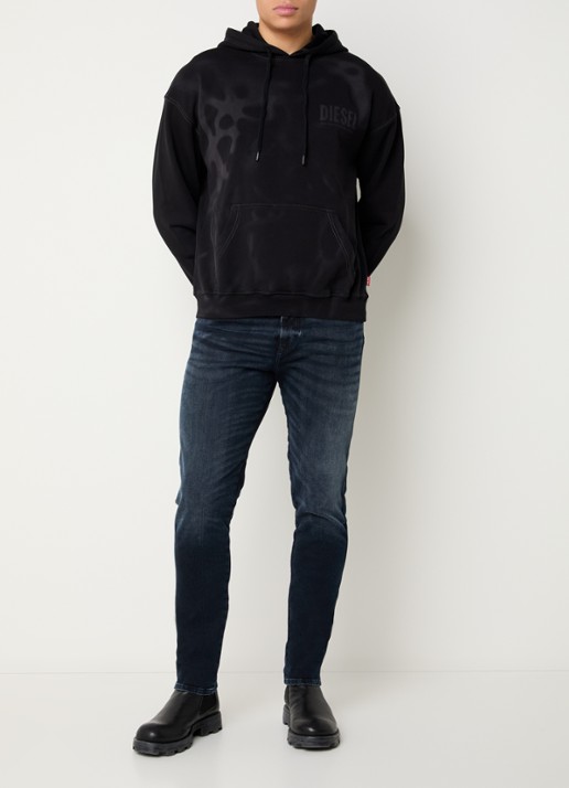 Diesel 2062 D-Strukt-B JoggJeans® slim fit jeans met donkere wassing - voorkant 5 indigo