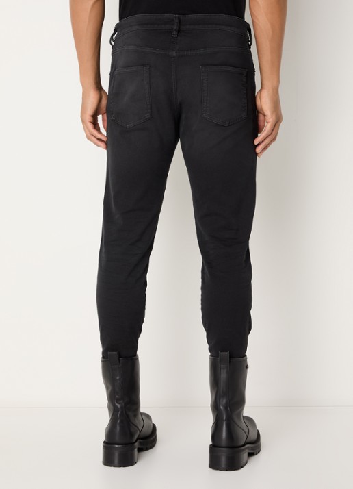 Diesel 2062 D-Strukt-B JoggJeans® slim fit jeans met gekleurde wassing - achterkant zwart