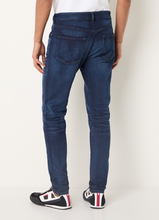 Diesel 2062 D-Strukt slim fit jeans met medium wassing - achterkant 5 indigo