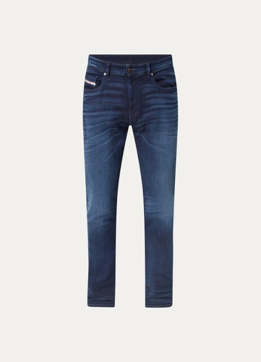 Diesel 2062 D-Strukt slim fit jeans met medium wassing - voorkant indigo