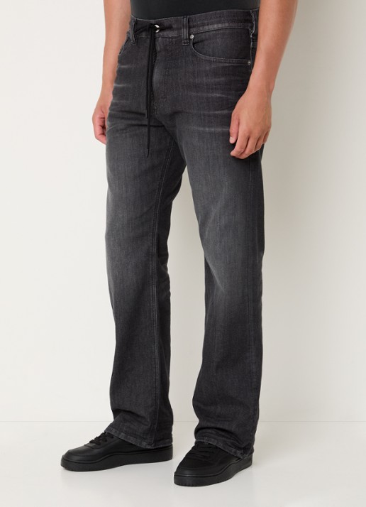 Diesel 2080 D-Reel straight leg jeans met gekleurde wassing en trekkoord