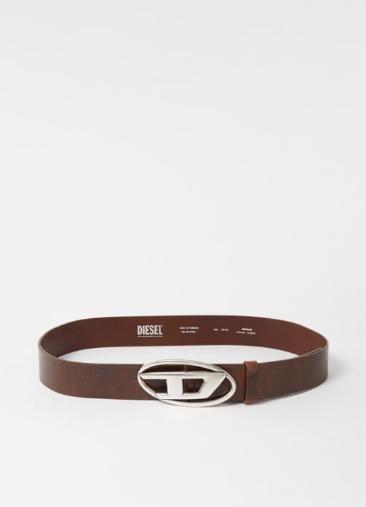 Diesel B-1DR riem van leer met logo