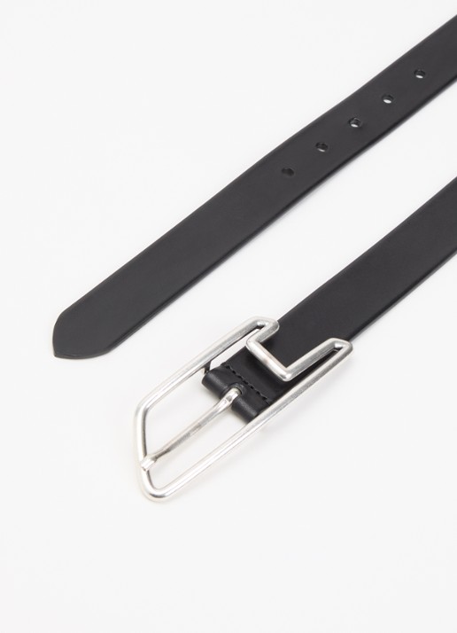 Diesel B-D Line 30 riem van leer - detail 2 zwart