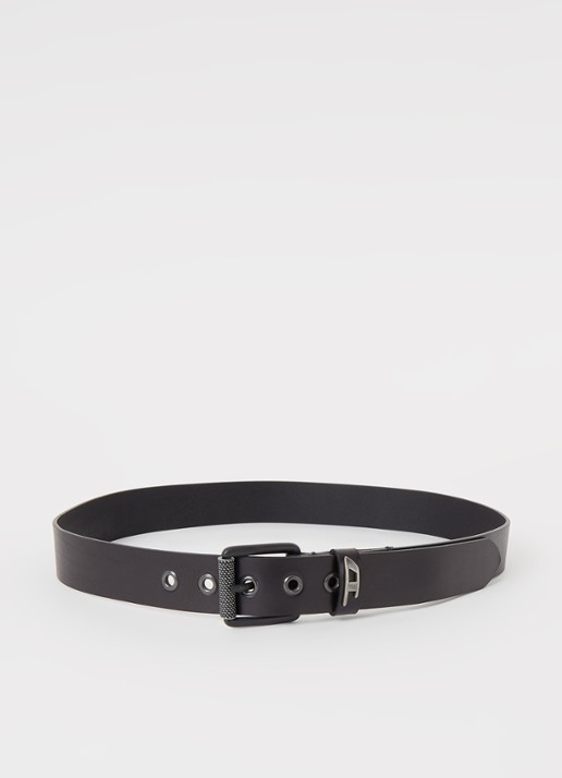 Diesel B-Dave Ii riem van leer met logo