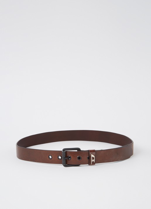 Diesel B-Dave Li riem van leer met logo
