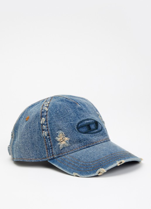 Diesel C-Enic pet van denim met logoborduring