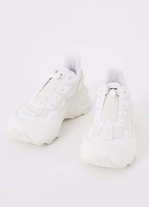 Diesel D-Cage Runner sneaker met mesh details - detail 2 wit