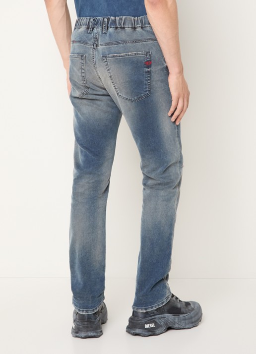Diesel D-Krooley-Bw slim fit jeans met medium wassing - achterkant 3 indigo